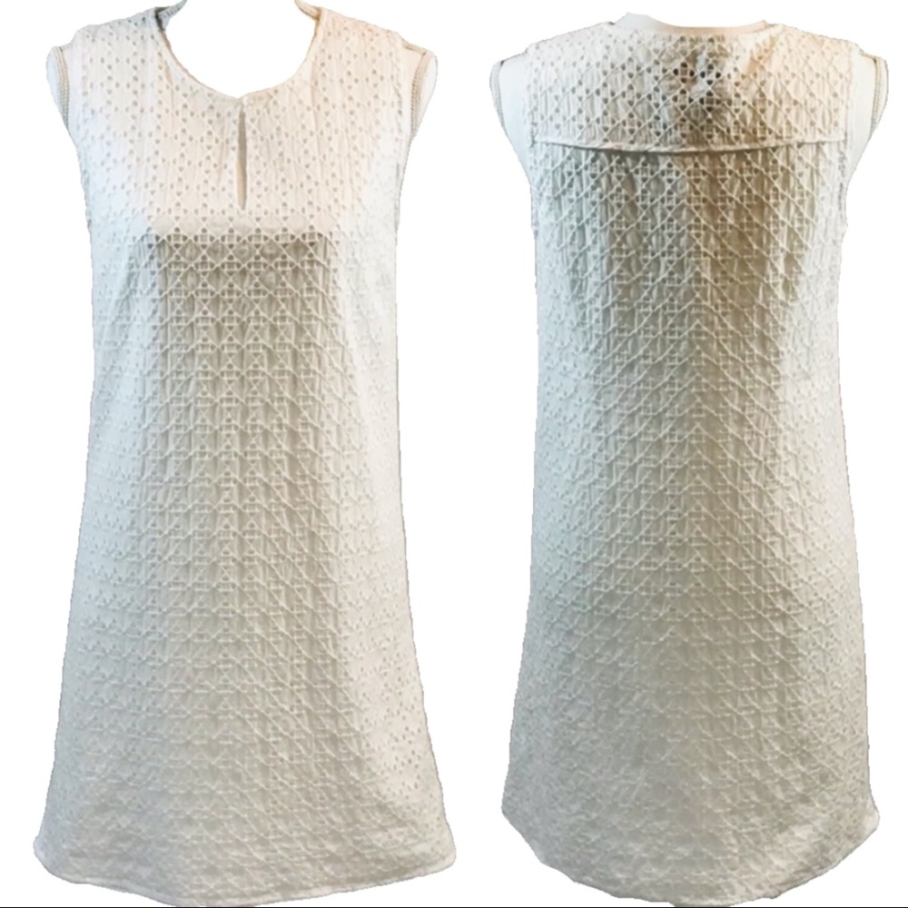 Cynthia Rowley eyelet lace sheath dress size 6